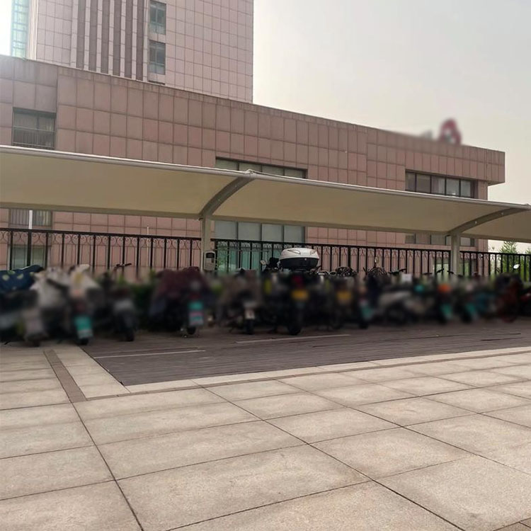 宁陕县膜结构电动车棚